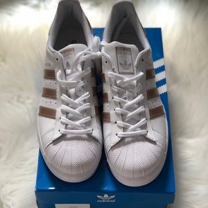 adidas superstar rose gold size 9